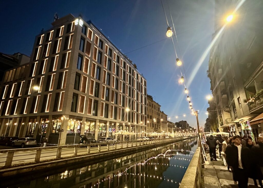 Kanalviertel Milano mit dem Naviglio Pavese